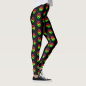 Psychedelische Pentagramm Leggings (Rechts)