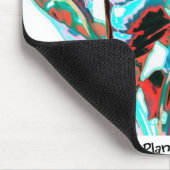 Psychedelische Pflanze Mousepad (Ecke)