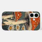 Psychedelische Pilze-Handy-Fall Case-Mate iPhone Hülle (Rückseite (Horizontal))