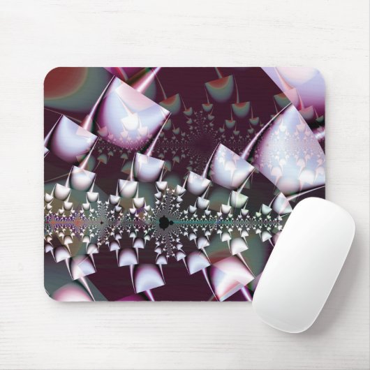 Psychedelische Pilze magenta Mousepad (Mit Mouse)