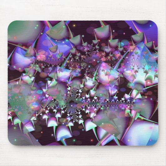 Psychedelische Pilze Mousepad (Vorne)
