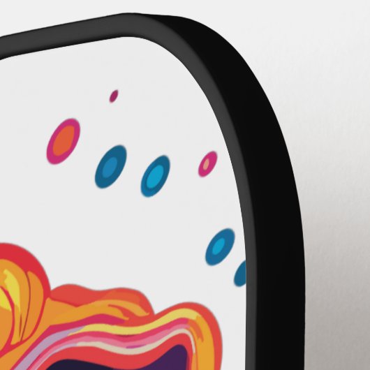 Psychedelische Pilze Pickleball Paddle (Linke Seite)