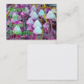 Psychedelische Pilze Visitenkarte (Vorne/Hinten)