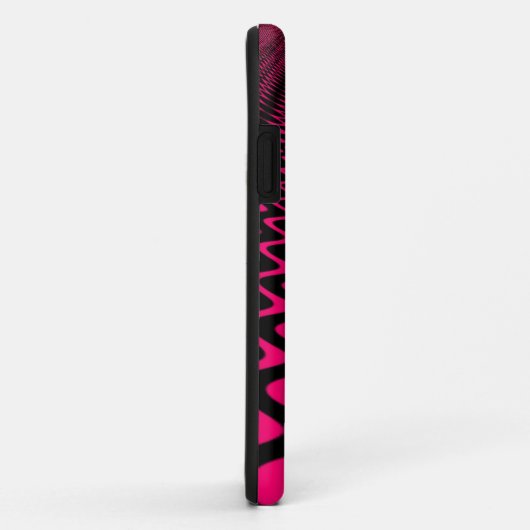 Psychedelische Pink Waves Case-Mate iPhone Hülle (Hinten/Rechts)