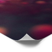 Psychedelische Planeten aus einer Alien Landscape Poster (Ecke)