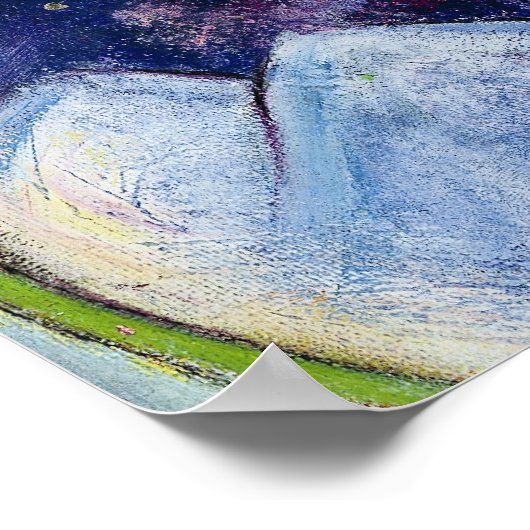 Psychedelische Poster Art (Ecke)