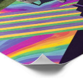 Psychedelische Posterfrau Poster (Ecke)