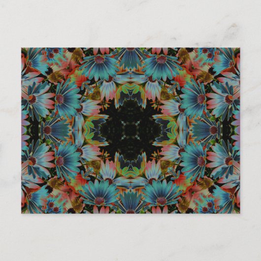 Psychedelische Postkarte (Vorderseite)