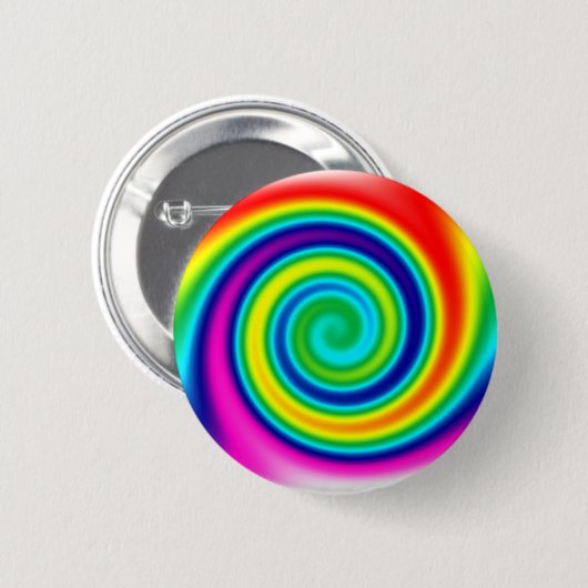 Psychedelische Prints Button (Vorne & Hinten)