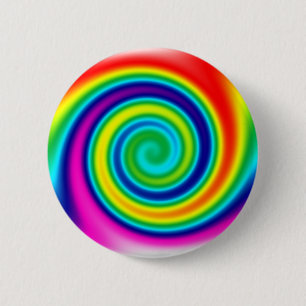 Psychedelische Prints Button