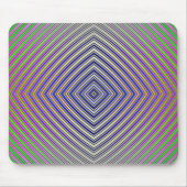 Psychedelische Pyramide Plan Mousepad (Vorne)