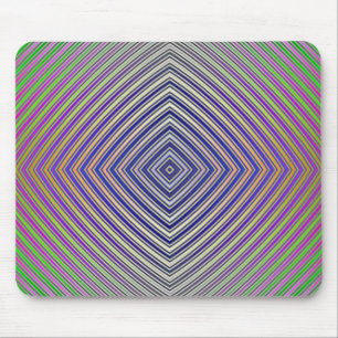 Psychedelische Pyramide Plan Mousepad