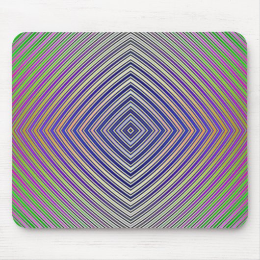 Psychedelische Pyramide Plan Mousepad (Vorne)