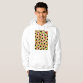 Psychedelische Quadrate Hoodie (Vorne ganz)