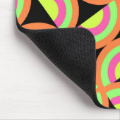 Psychedelische Quadrate Mousepad (Ecke)