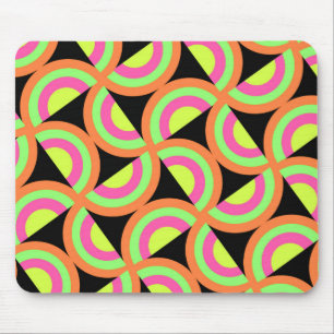 Psychedelische Quadrate Mousepad