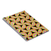 Psychedelische Quadrate Notizblock (Rechte Seite)