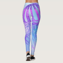 Psychedelische Quallen-Leggings