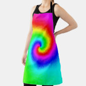 Psychedelische Regenbogen-Spirale der Transformati Schürze (InSitu)