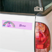 Psychedelische Regenbogen und Einhörner Thunder_Co Autoaufkleber (Auf Lkw)