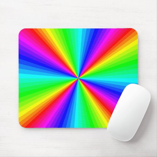 Psychedelische Regenbogenmuse Mousepad (Mit Mouse)