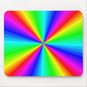 Psychedelische Regenbogenmuse Mousepad (Vorne)