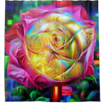 Psychedelische RegenbogenRose