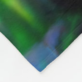 Psychedelische RegenbogenRose Fleecedecke (Ecke)