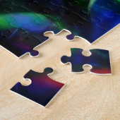 Psychedelische RegenbogenRose Puzzle (Seite)