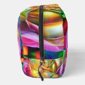 Psychedelische RegenbogenRose Waschbeutel (Rechts)