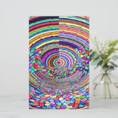 Psychedelische Reise Briefpapier (Stehend Vorderseite)