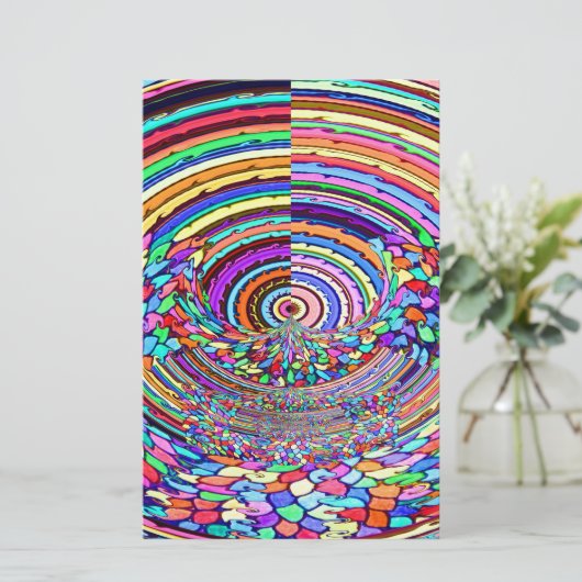 Psychedelische Reise Briefpapier (Stehend Vorderseite)