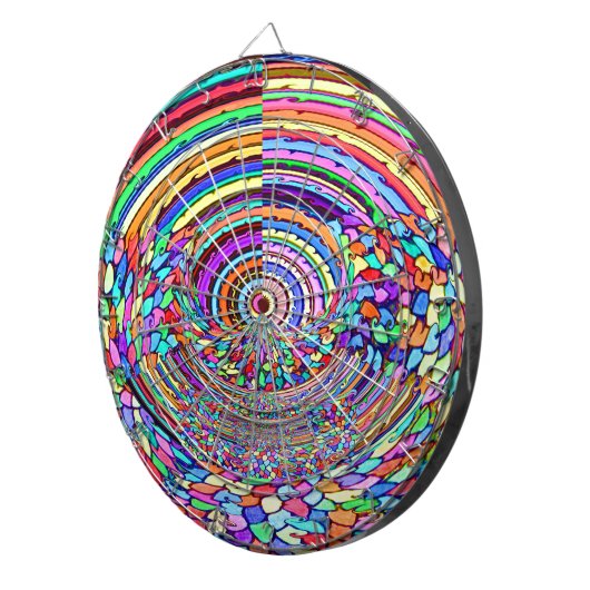 Psychedelische Reise Dartscheibe (Vorderseite rechts)