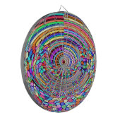Psychedelische Reise Dartscheibe (Vorderseite Links)