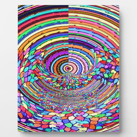 Psychedelische Reise Fotoplatte (Vorderseite)