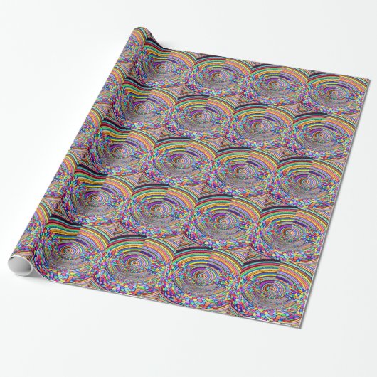 Psychedelische Reise Geschenkpapier (Ungerollt)