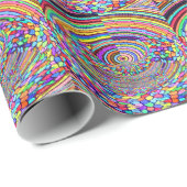 Psychedelische Reise Geschenkpapier (Rolleneckpunkt)