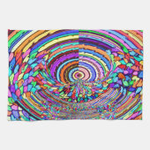 Psychedelische Reise Geschirrtuch (Horizontal)