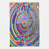 Psychedelische Reise Geschirrtuch (Vertikal)