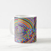 Psychedelische Reise Kaffeetasse (Vorderseite Links)