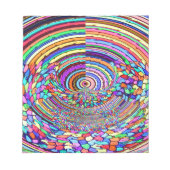 Psychedelische Reise Notizblock (Vorderseite)