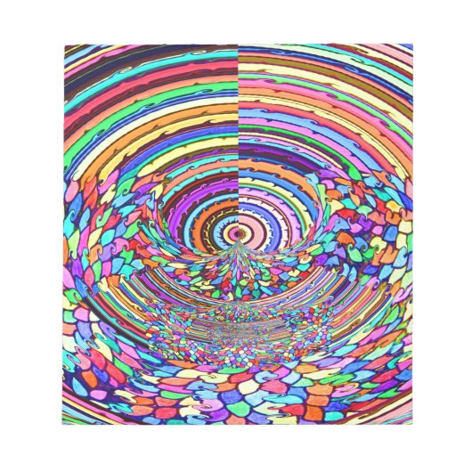 Psychedelische Reise Notizblock (Vorderseite)