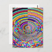 Psychedelische Reise Postkarte (Vorne/Hinten)