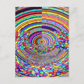 Psychedelische Reise Postkarte (Vorderseite)