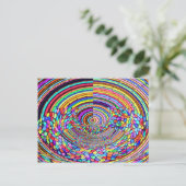 Psychedelische Reise Postkarte (Stehend Vorderseite)