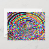 Psychedelische Reise Postkarte (Vorne/Hinten)
