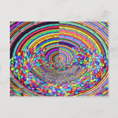 Psychedelische Reise Postkarte (Vorderseite)