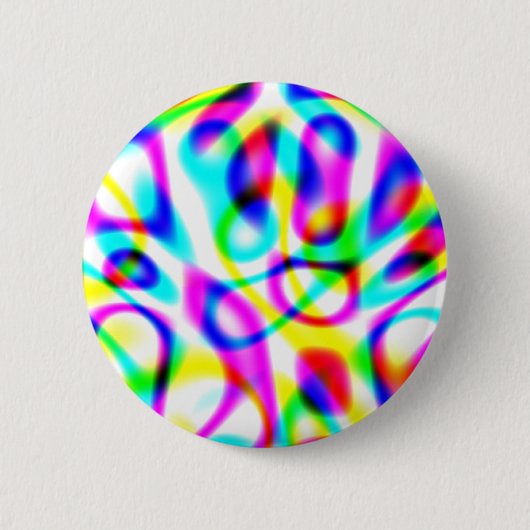 Psychedelische Reise-Schnüre Button (Vorderseite)