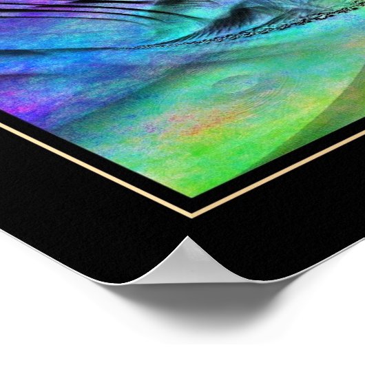 Psychedelische Relik. Poster (Ecke)