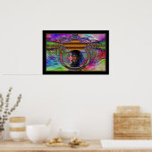 Psychedelische Relik. Poster (Küche)